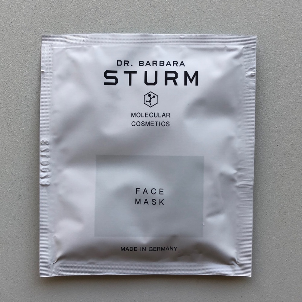 Dr. Barbara Sturm: Face Mask  (One Only - Individual Travel Pack)